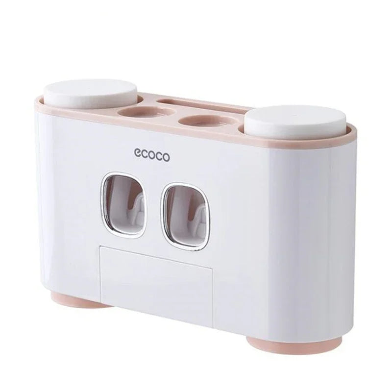 Wall Mounted Automatic Toothpaste Dispenser Set