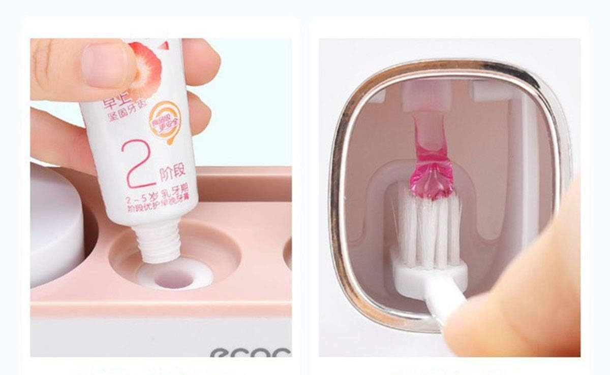 Wall Mounted Automatic Toothpaste Dispenser Set