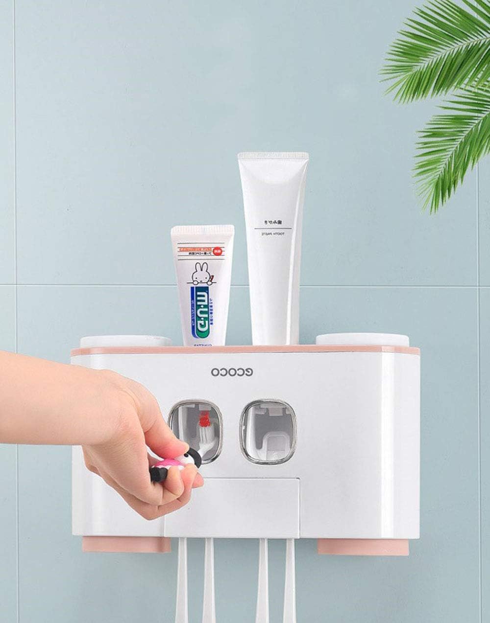 Wall Mounted Automatic Toothpaste Dispenser Set
