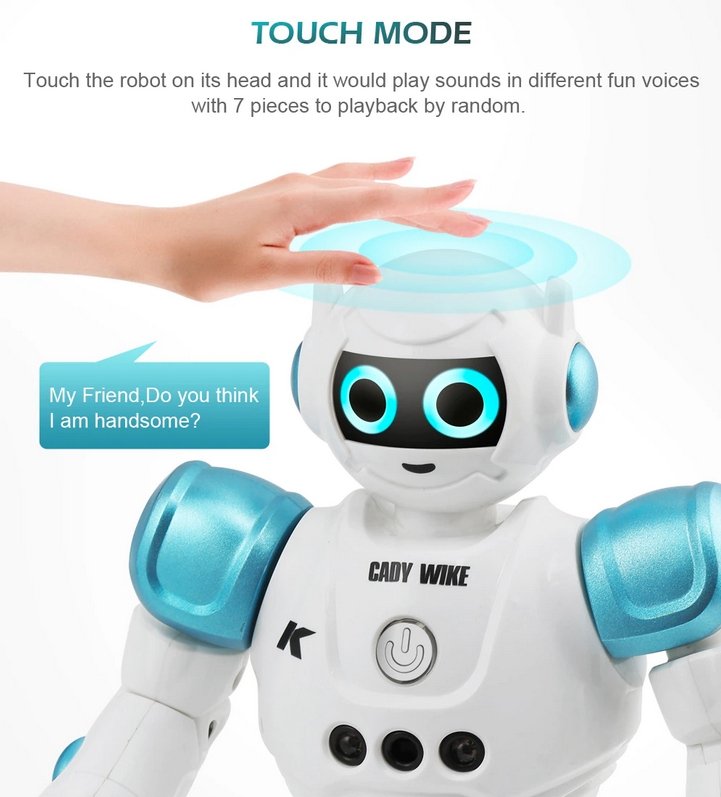 Gesture Sensing Smart Robot, Toy for Kids Birthday Gift Present