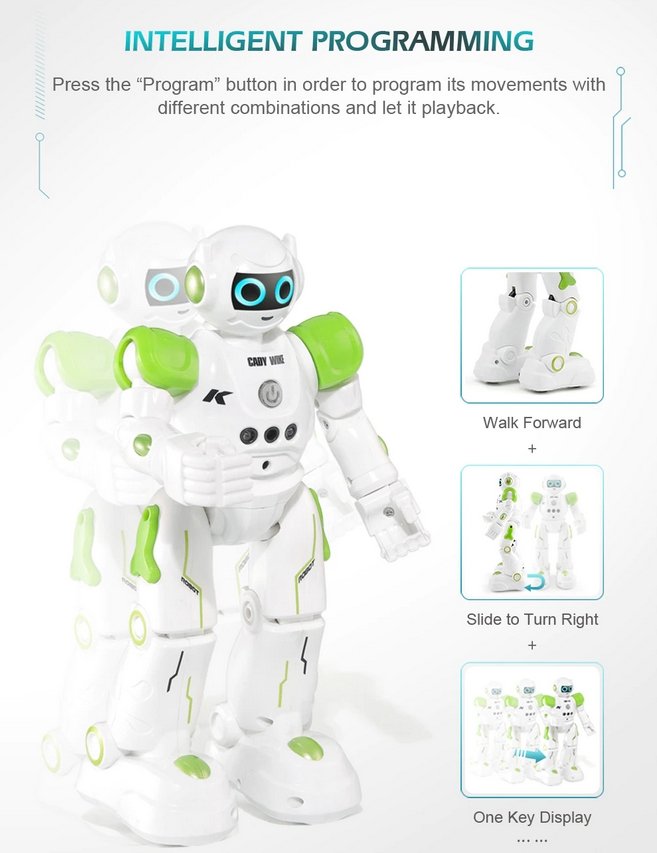 Gesture Sensing Smart Robot, Toy for Kids Birthday Gift Present